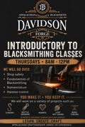 Introduction to Blacksmithing 8am-12pm