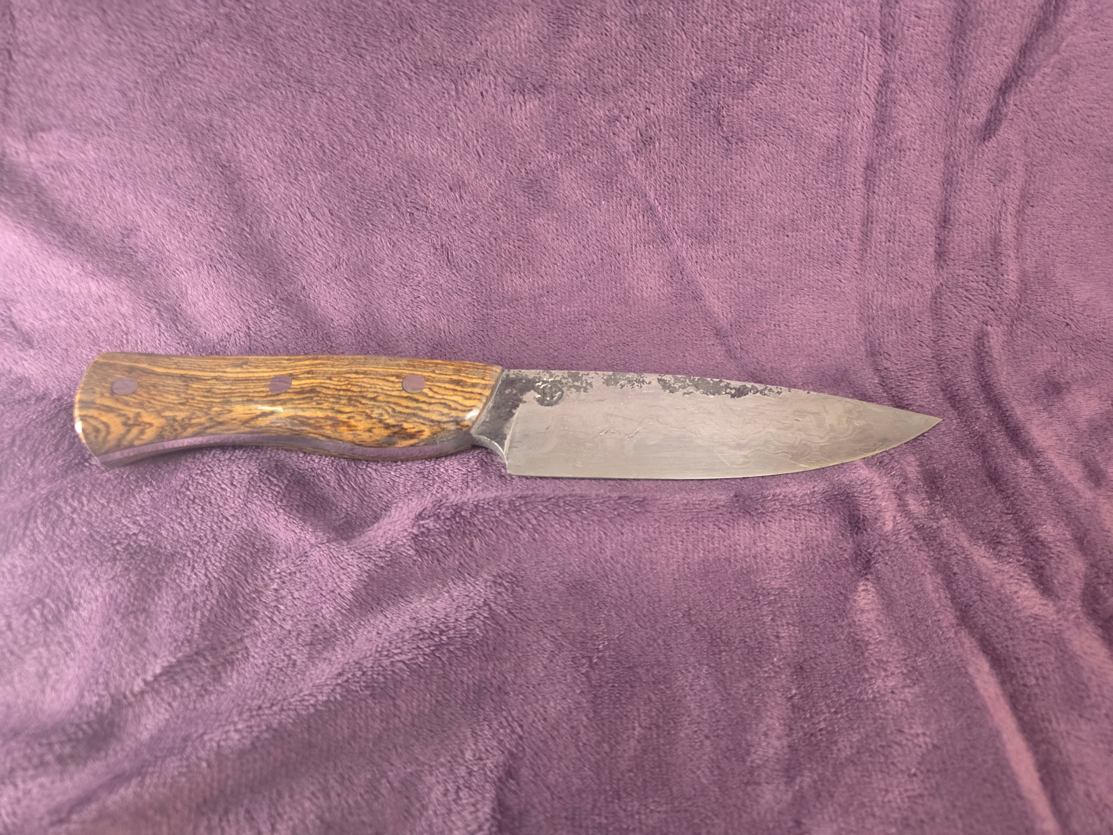 5" Bloomery iron Cladded Hunter
